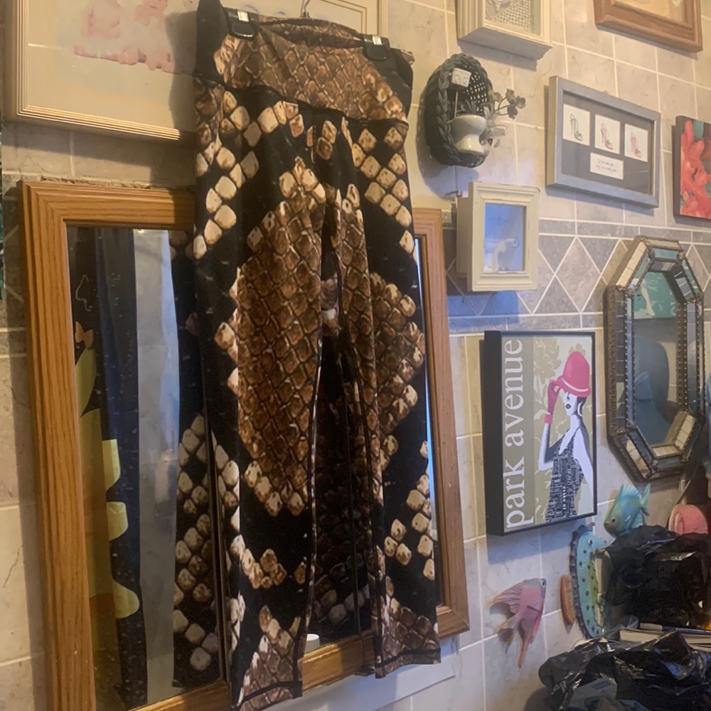 Ankle leopard print leggings